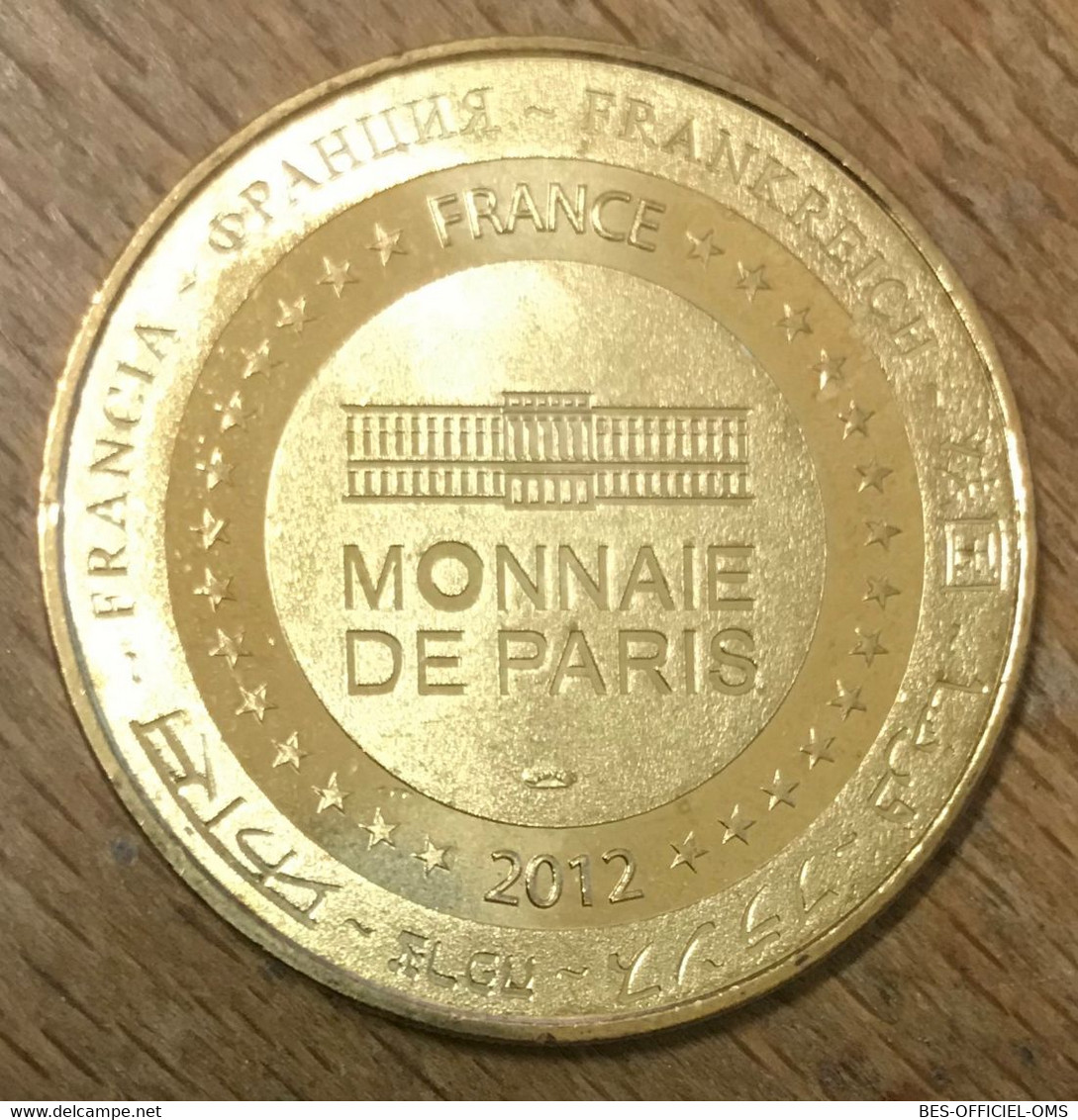 04 MOUSTIER SAINTE-MARIE MDP 2012 MÉDAILLE SOUVENIR MONNAIE DE PARIS JETON TOURISTIQUE MEDALS COINS TOKENS - 2012
