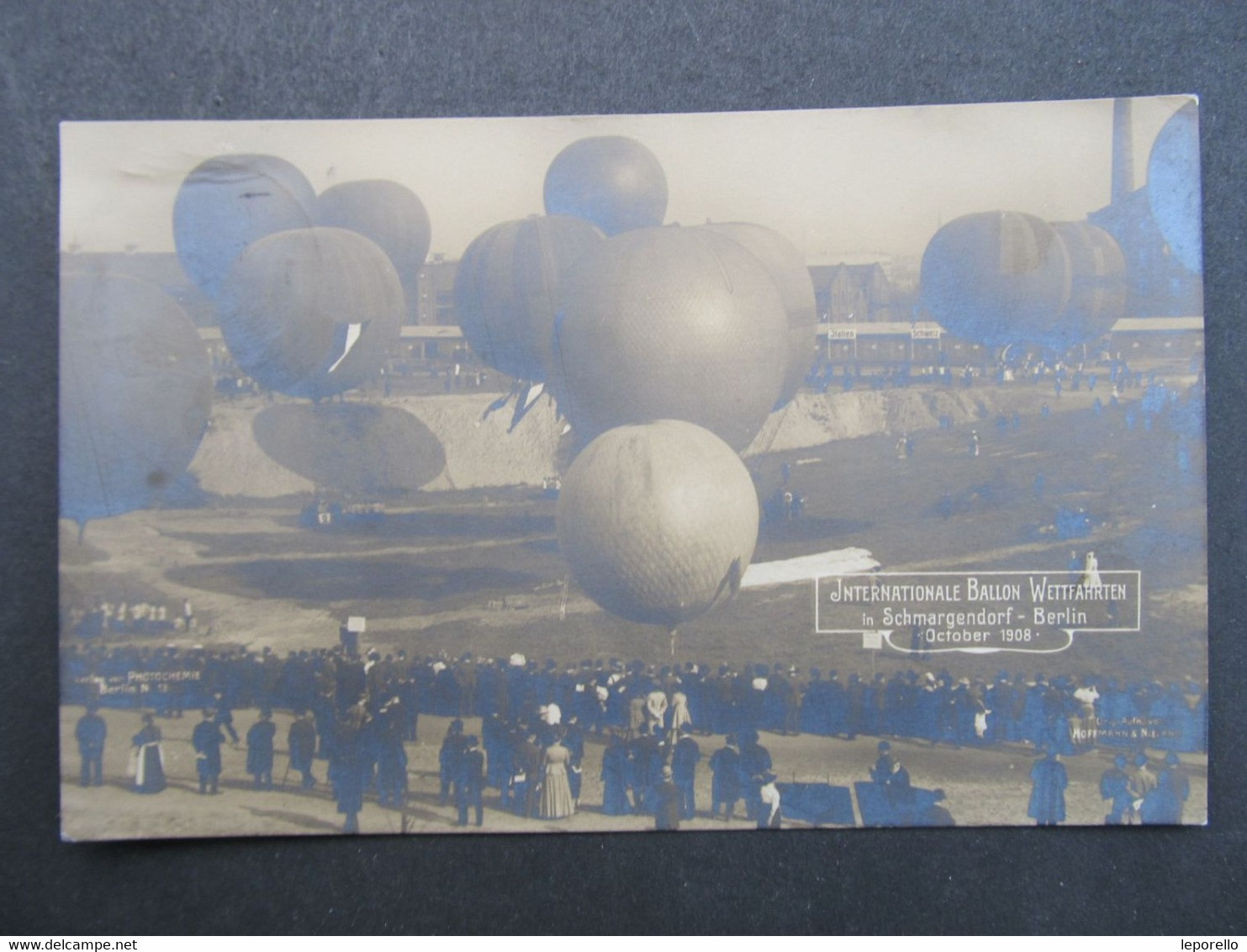 AK BERLIN Schmargendorf Ca.1908 Ballon Wettfahrten ////   D*46861 - Schmargendorf