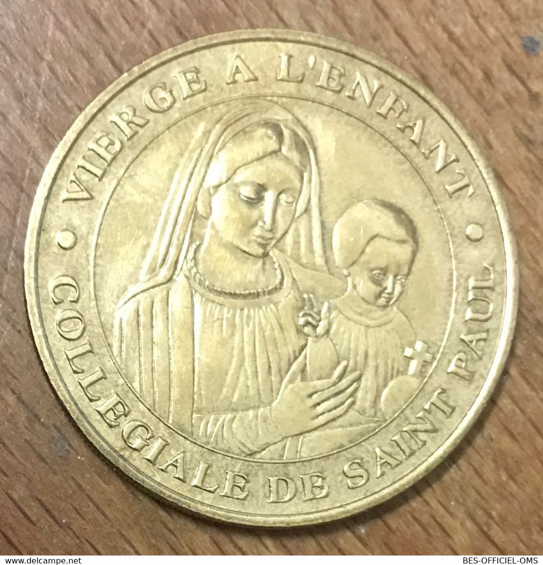 06 SAINT-PAUL DE VENCE VIERGE À L'ENFANT MDP 2003 MÉDAILLE MONNAIE DE PARIS JETON TOURISTIQUE MEDALS COINS TOKENS - 2003