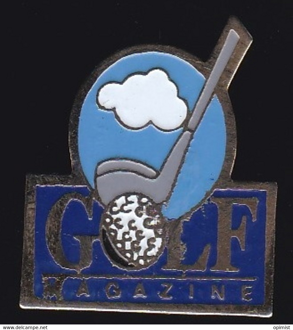 68022- Pin's.Golf Magazine.Presse.médias. - Golf