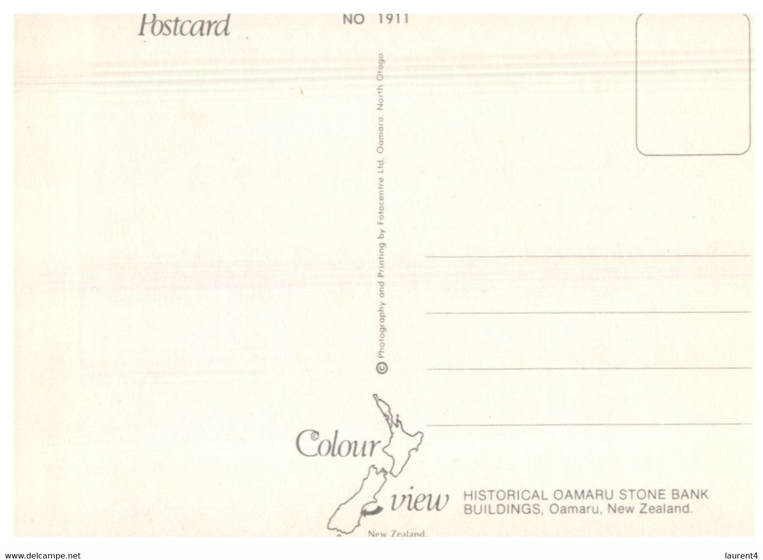 (V 3) New Zealand - Oamaru National Bank - Banques