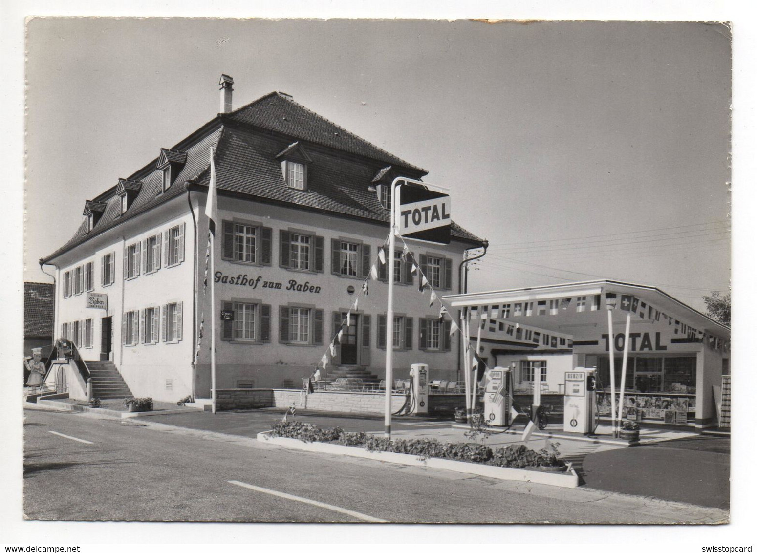 ESCHENZ Hotel Raben Fam. W. Keimer-Räbsamen Tankstelle Total Kiosk - Eschenz