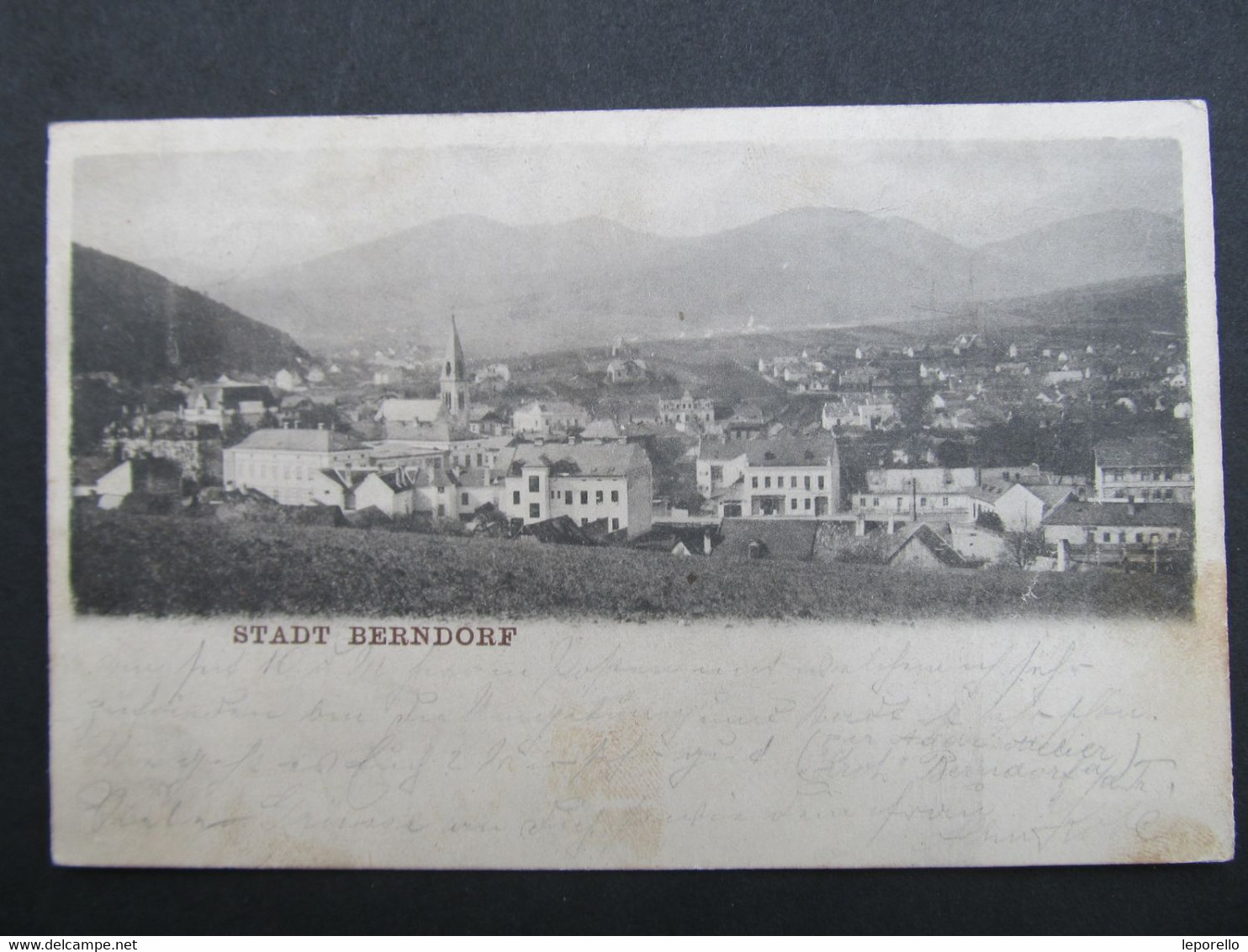 AK BERNDORF B. Baden 1901  ////   D*46905 - Berndorf