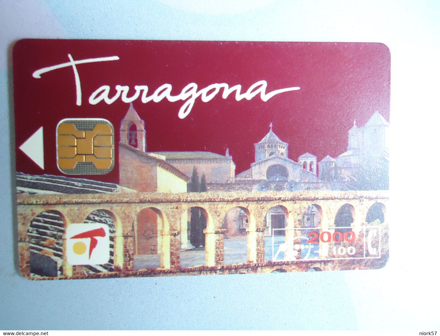 SPAIN  USED  CARDS  LANDSCAPES MONUMENT TIR  25.000 TARAGONA - Altri & Non Classificati