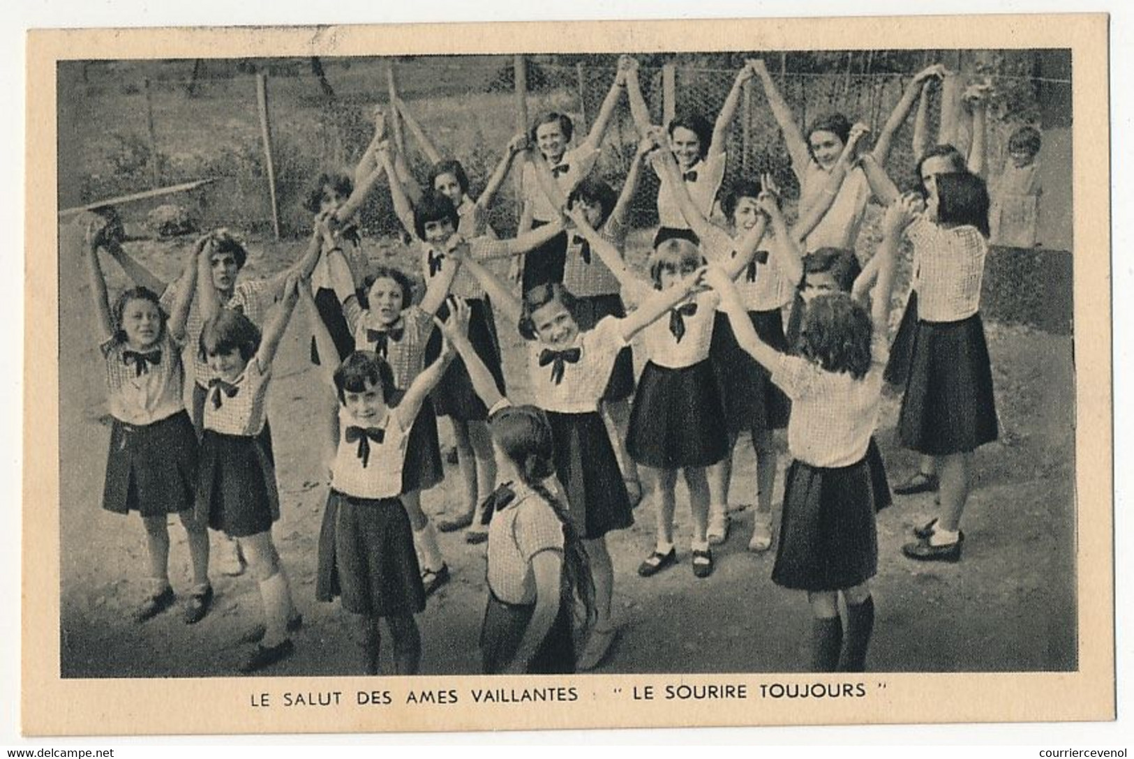 CPA - Scoutisme - Le Salut Des Ames Vaillantes - Le Sourire Toujours - Pfadfinder-Bewegung