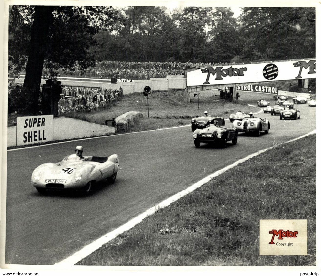 START EVENT 4 NATIONAL CAR RACE MEETING   1957 CRYSTAL PALACE 25*20CM MOTOR RACING RACE Car Course D'automobile - Automobile