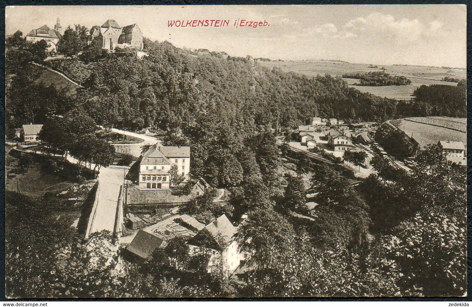 E3286 - Wolkenstein - Verlag Paul Findeisen - Bahnpost - Wolkenstein