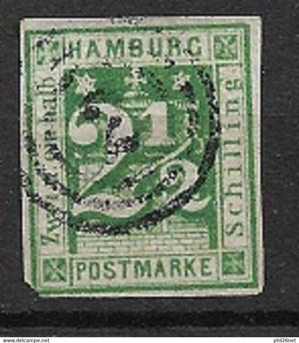 Allemagne Hambourg   N° 10    Oblitéré    B/TB   - Hambourg