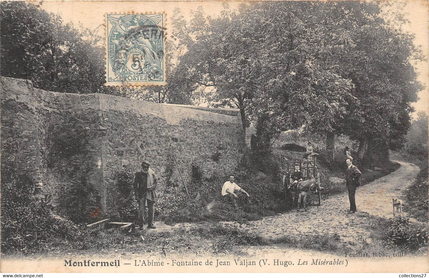 93-MONTFERMEIL-L'ABIME- FONTAINE DE JEAN VALJAN, V HUGO LES MISERABLES - Montfermeil