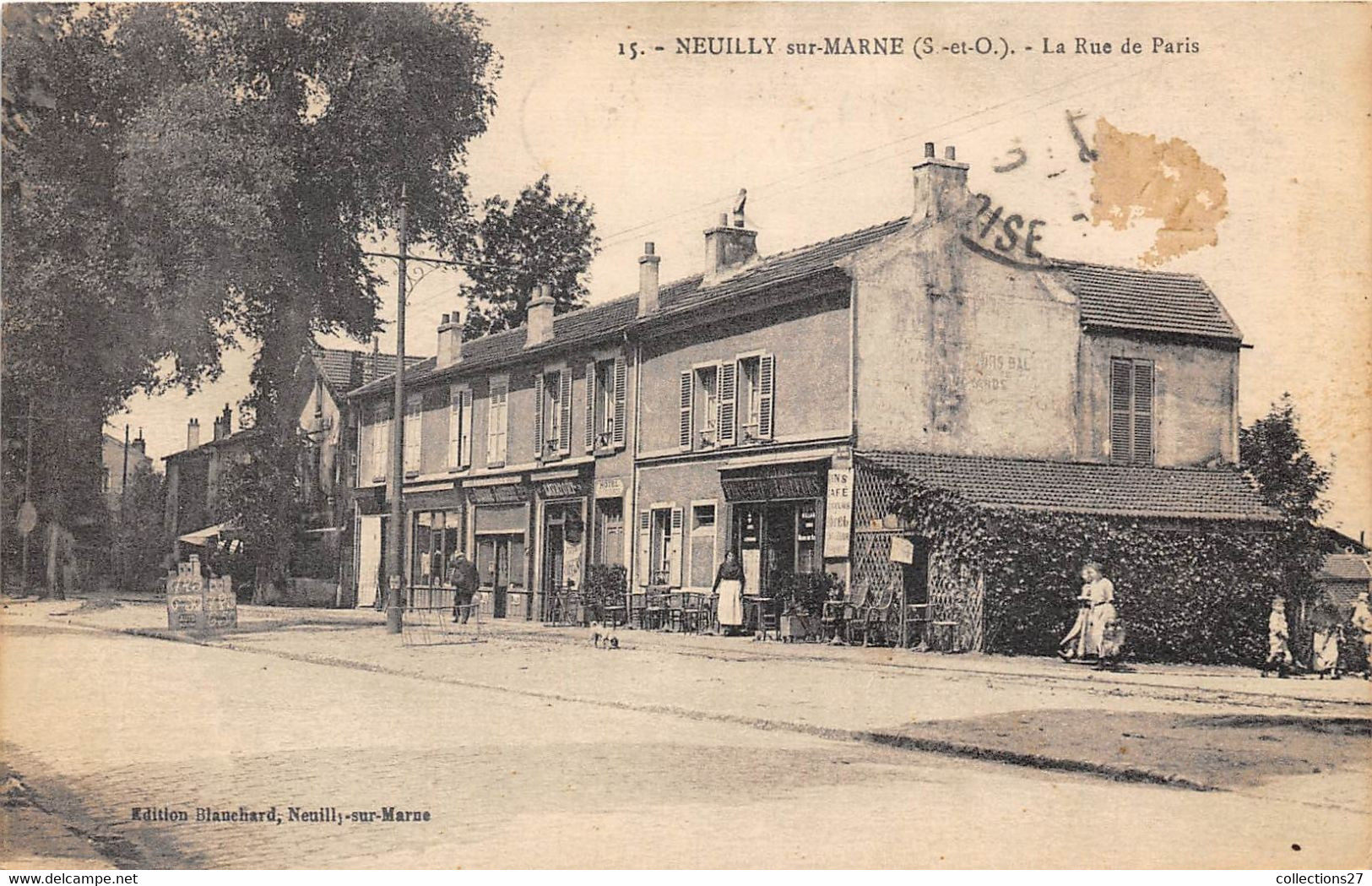 93-NEUILLY-SUR-MARNE- LA RUE DE PARIS - Neuilly Sur Marne