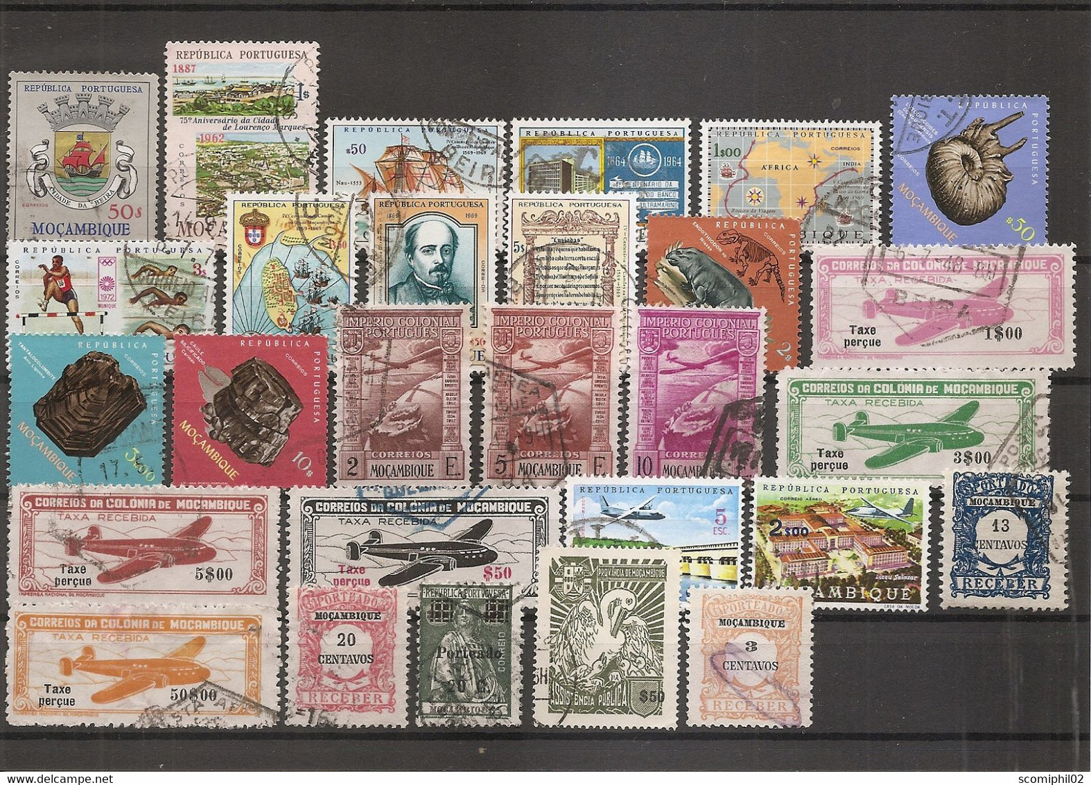 Mozambique ( Lot De Timbres Divers Différents Oblitérés) - Mozambique