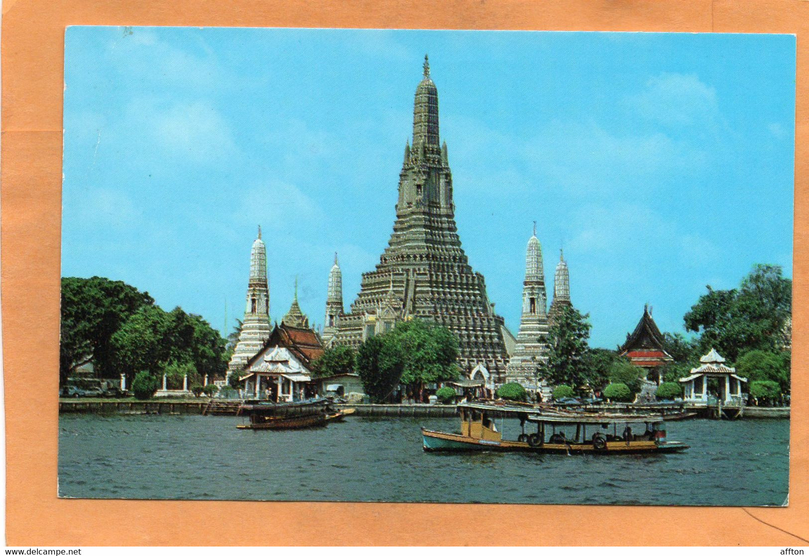 Bangkok Thailand Old Postcard Mailed - Thaïlande