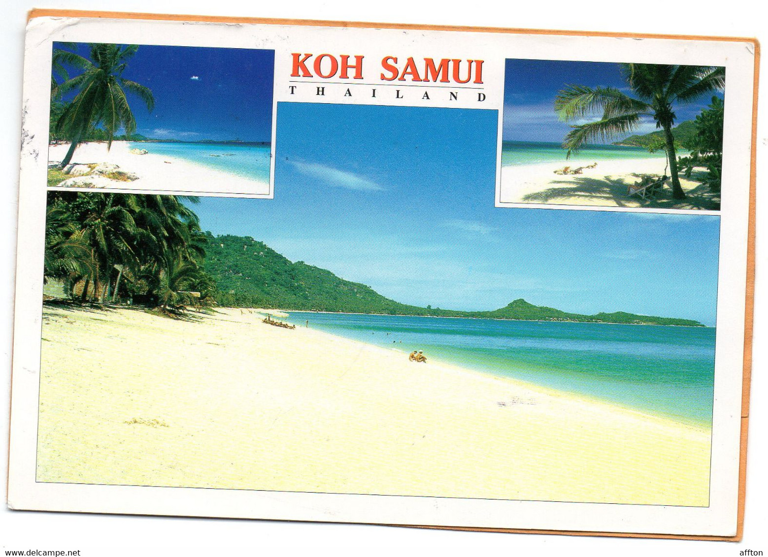 Koh Samui Thailand Old Postcard Mailed - Thaïlande