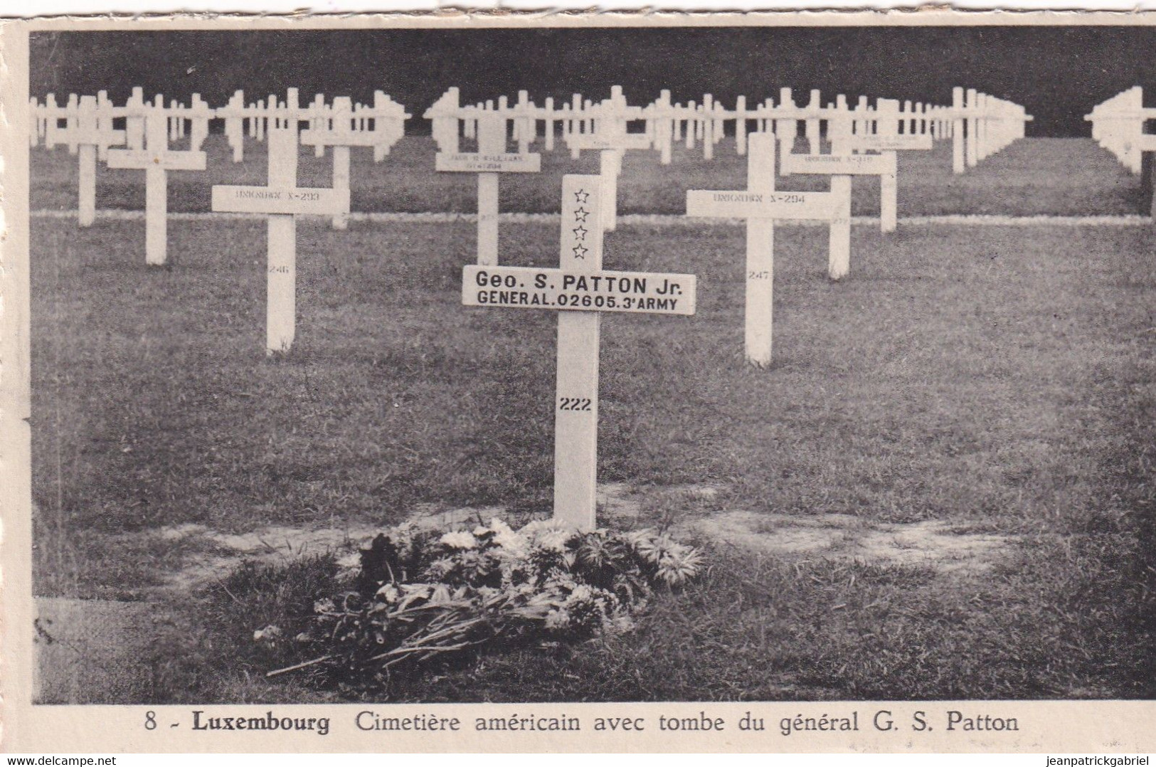 Luxembourg Cimetiere Americain Avec Tombe Du General G S Patton - Luxemburg - Stadt