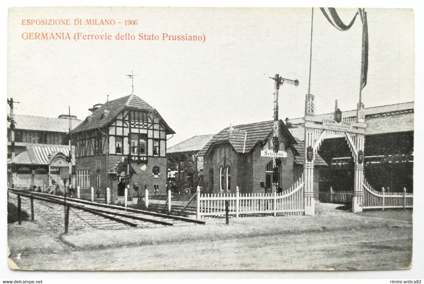 Esposizione Di MILANO, 1906 - Germania (Ferrovie Dello Stato Prussiano) - Milano (Milan)