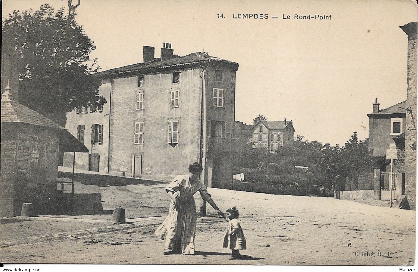 CARTE LEMPDES - LE ROND-POINT - 63 PUY-DE-DÔME AUVERGNE - Lempdes