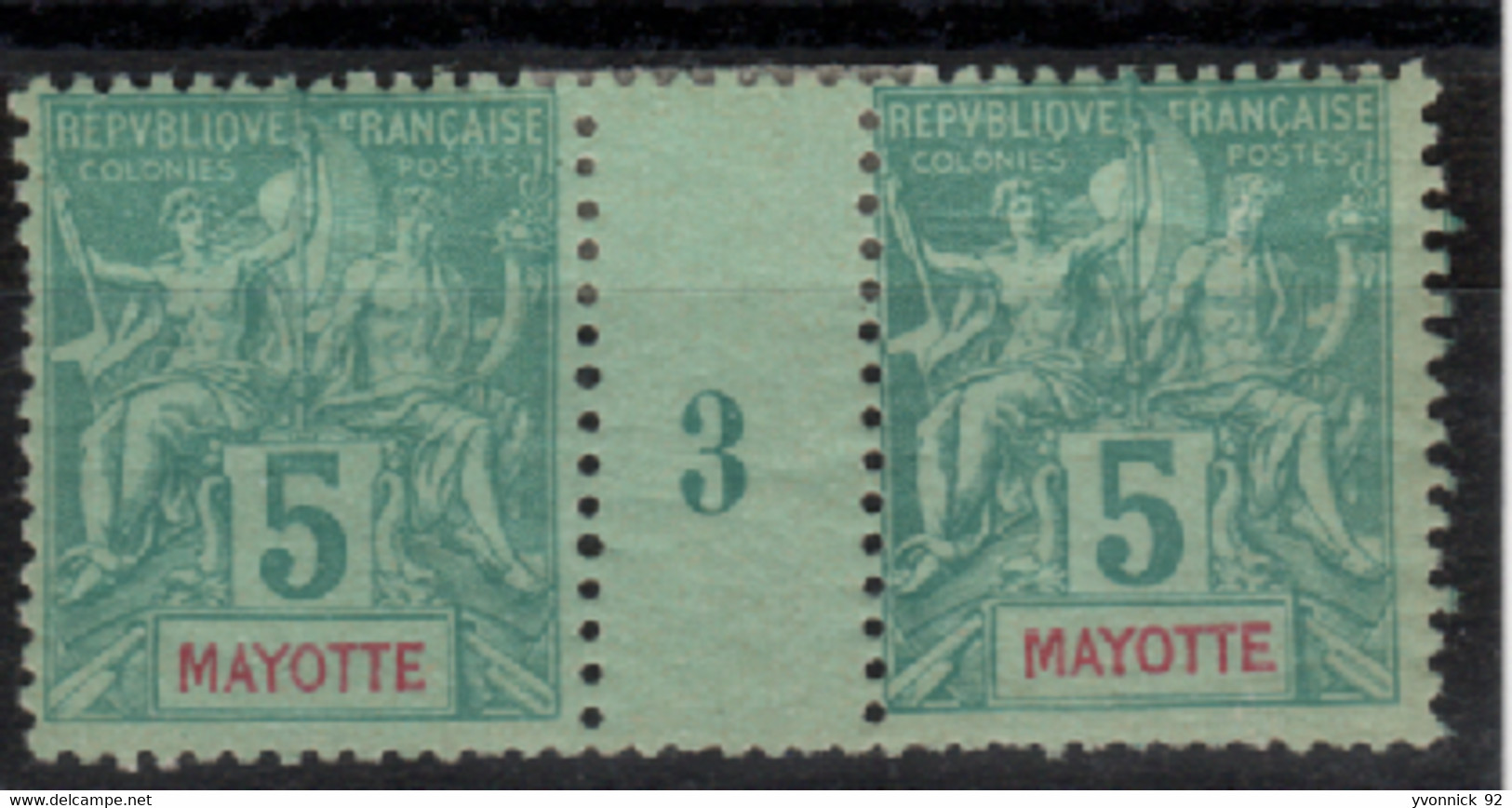 Mayotte _ Millésimes  (1893 ) N°4 - Autres & Non Classés