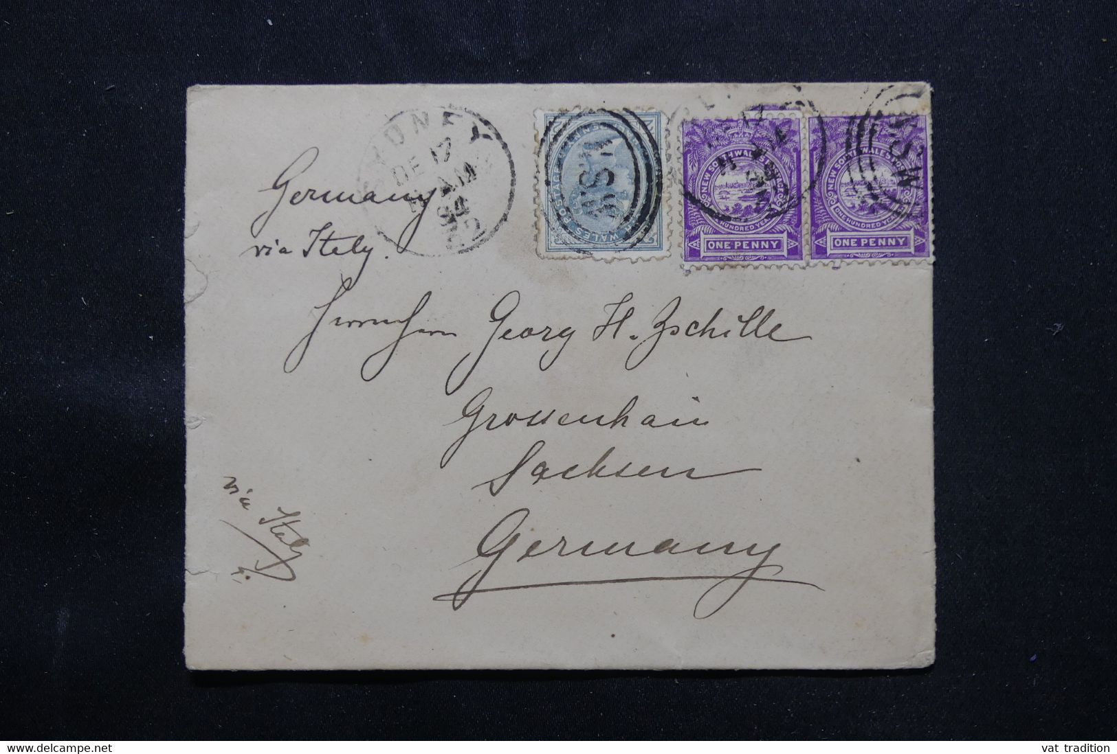 NEW SOUTH WALES - Enveloppe De Sydney En 1894 Pour L'Allemagne - L 75389 - Covers & Documents