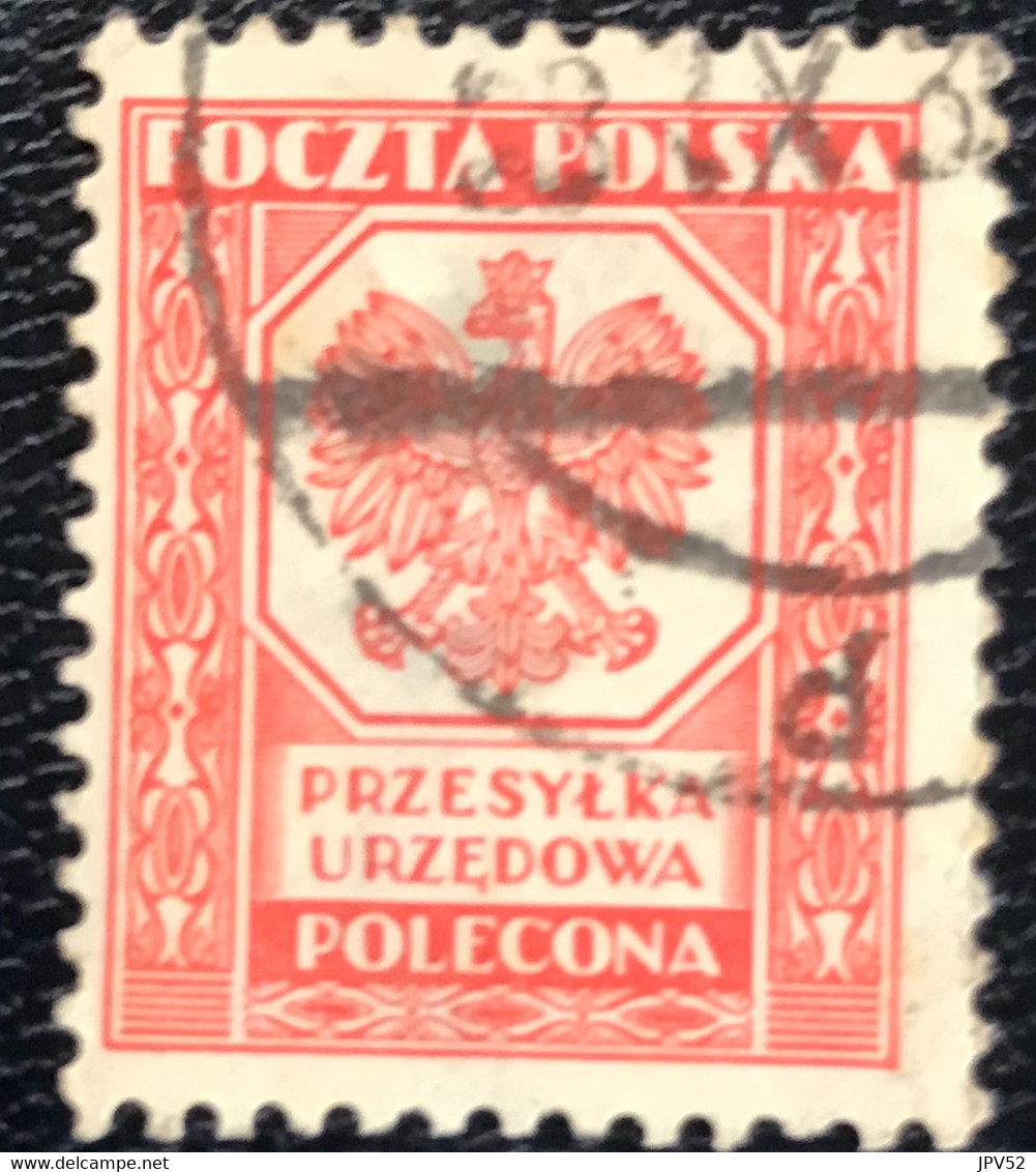 Polska - Polen - P4/5 - (°)used - 1933 - Michel 18 - Wapen - Dienstzegels