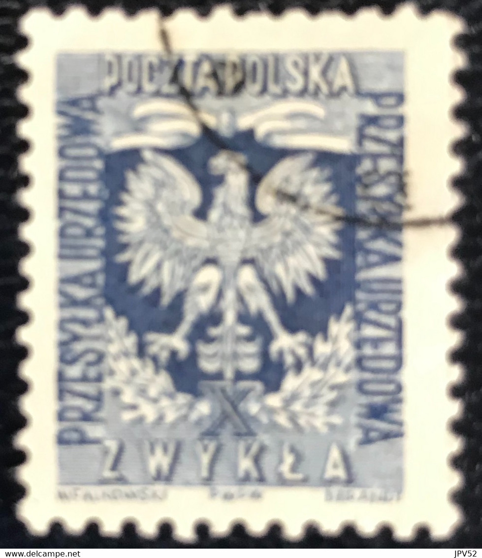 Polska - Polen - P4/5 - (°)used - 1954 - Michel 27 - Staatswapen - Dienstzegels