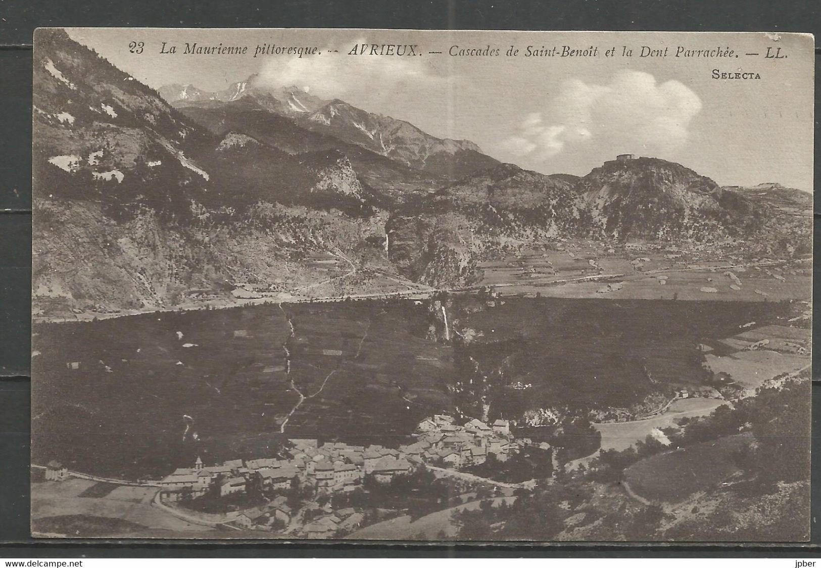 France - 1 CP De AVRIEUX - Cascades St.Benoît Et Dent De Parrachée - Modane