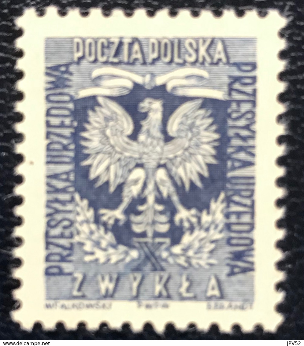 Polska - Polen - P4/5 - (°)used - 1954 - Michel 27 - Staatswapen - Service