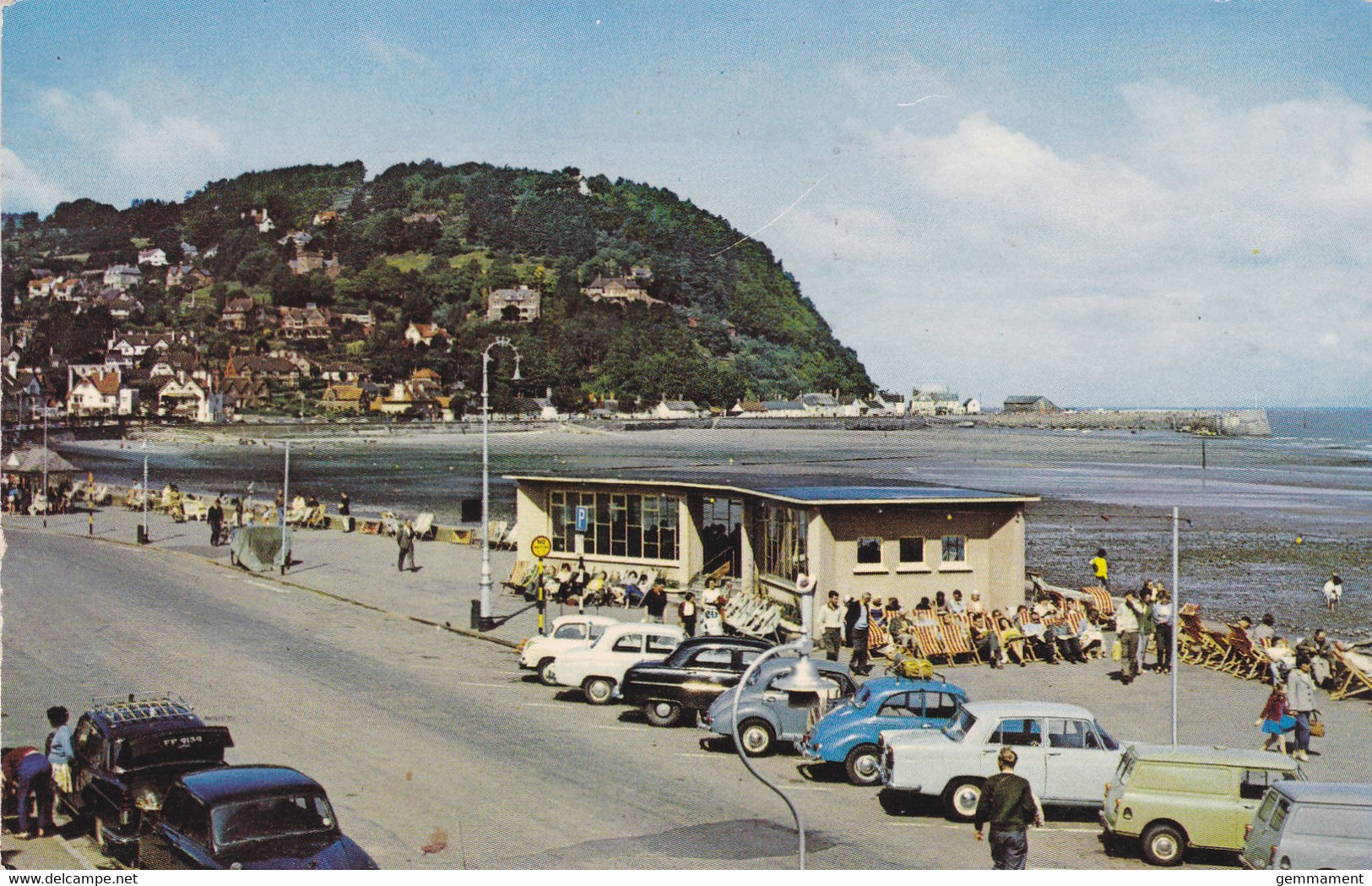 MINEHEAD -THE PROMENADE .  SLOGAN - Minehead