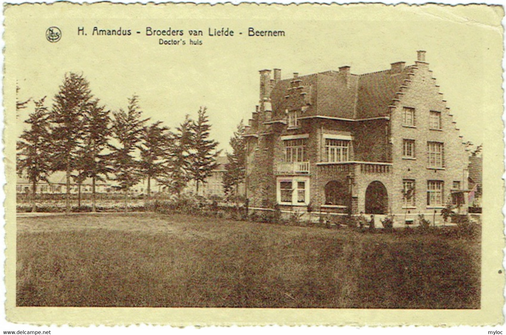 Beernem. H. Amandus. Broeders Van Liefde. Doctor's Huis. - Beernem