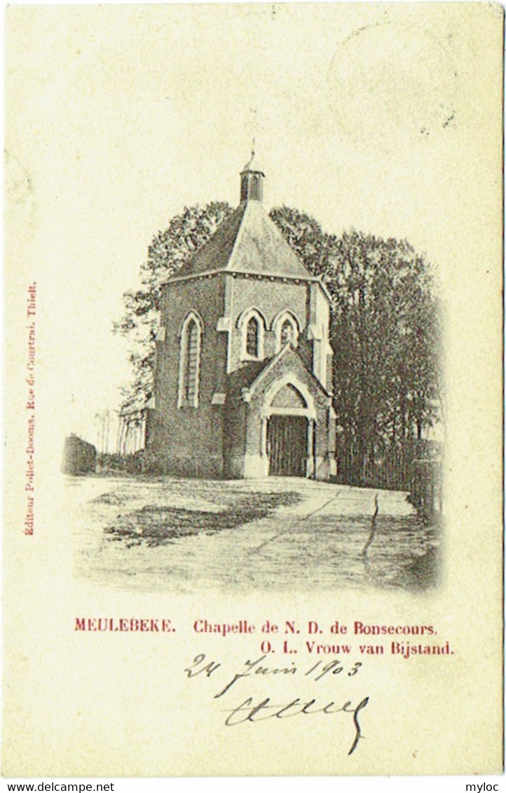 Meulebeke. Chapelle N.D. De Bonsecours. - Meulebeke