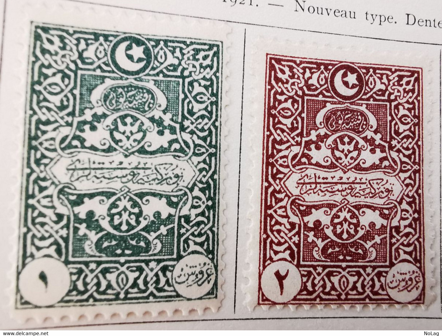 Turquie 1921 Lot De 4 Timbres Taxes Y&T N° 60 à 63 - NEUFS - Neufs