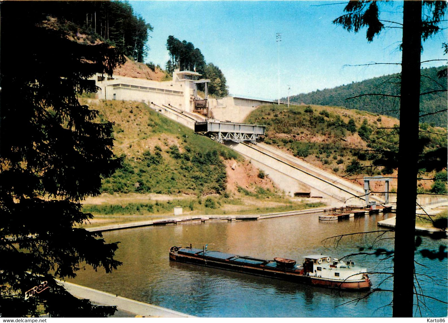 St Louis Arzviller * Plan Incliné Transversal * écluse * Péniche Batellerie - Arzviller