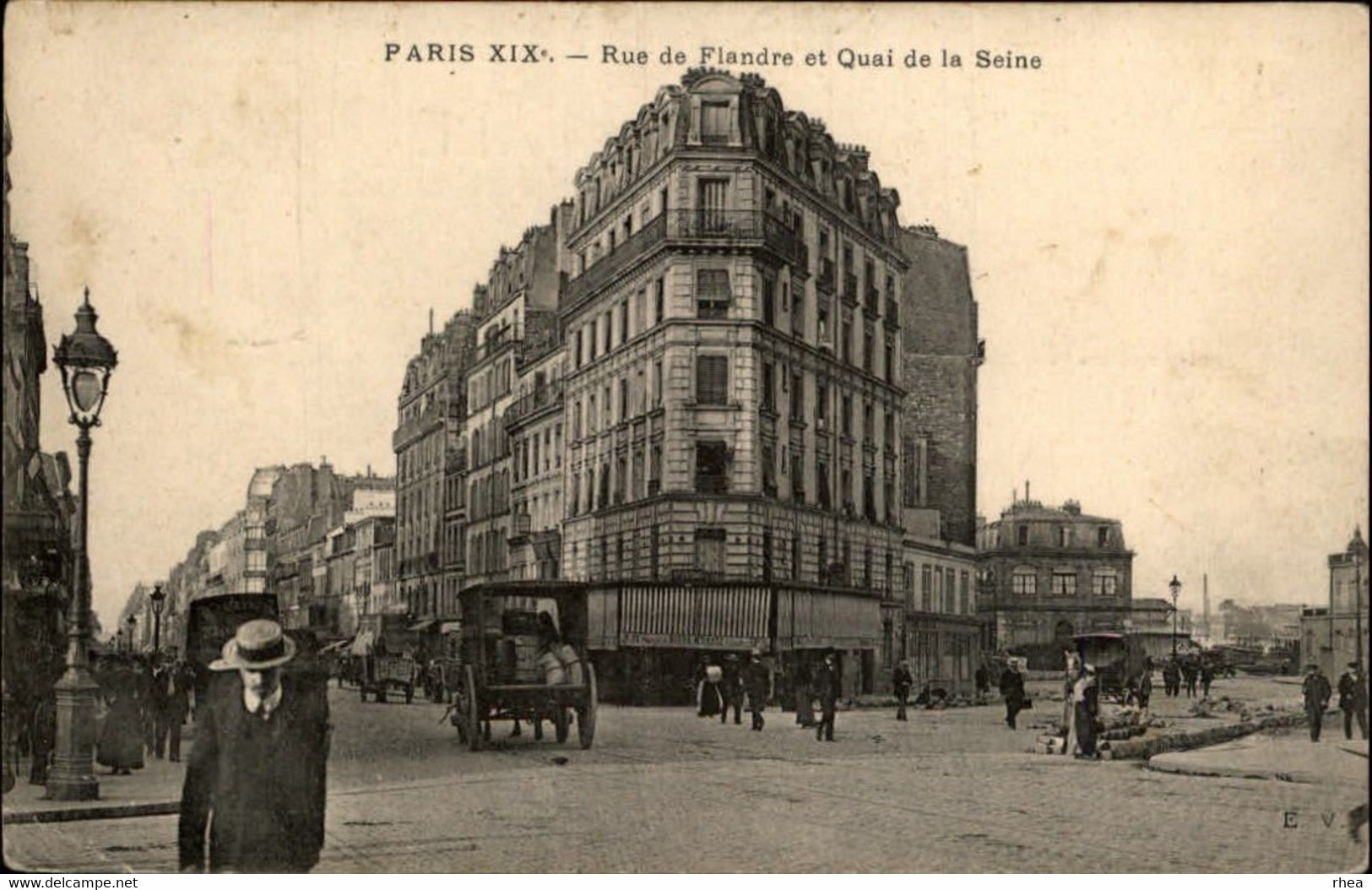 75 - PARIS - Arrondissement 19 - Rue De Flandre Et Quai De La Seine - Arrondissement: 19