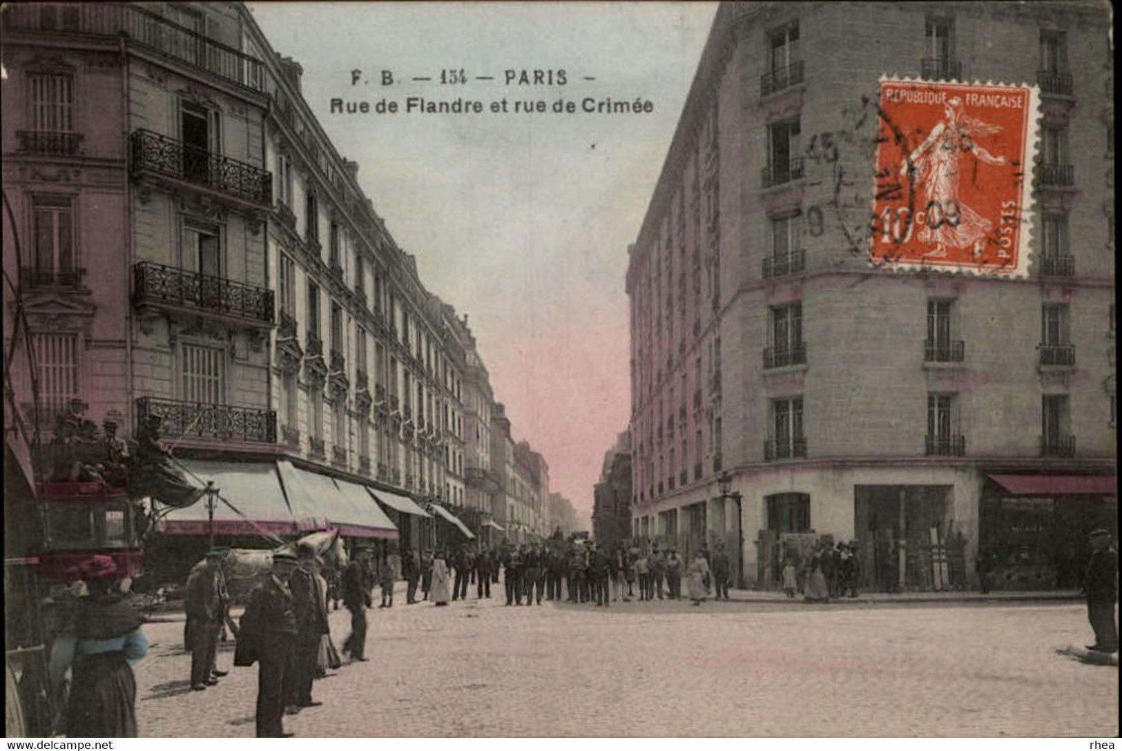 75 - PARIS - Arrondissement 19 - Rue De Flandre Et Rue De Crimée - Arrondissement: 19