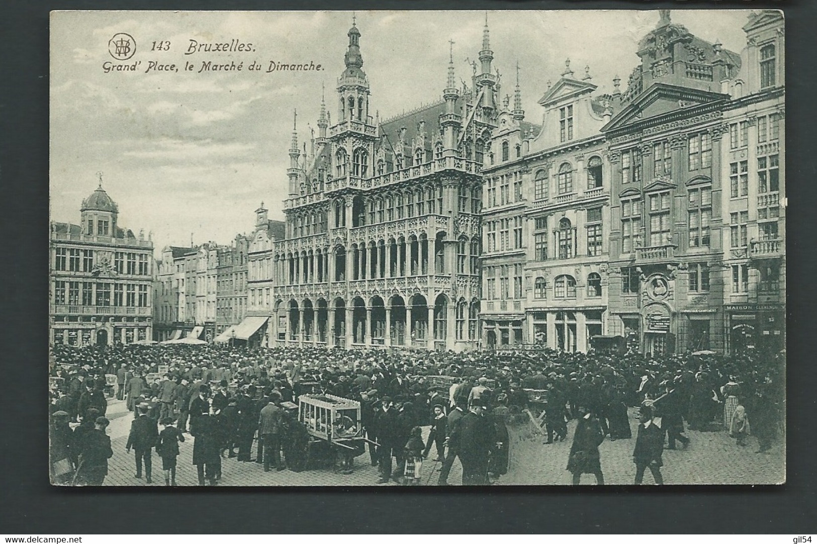 N° 143 - Bruxelles  Grand' Place , Le Marché Du Dimanche  Lao 44 - Marchés