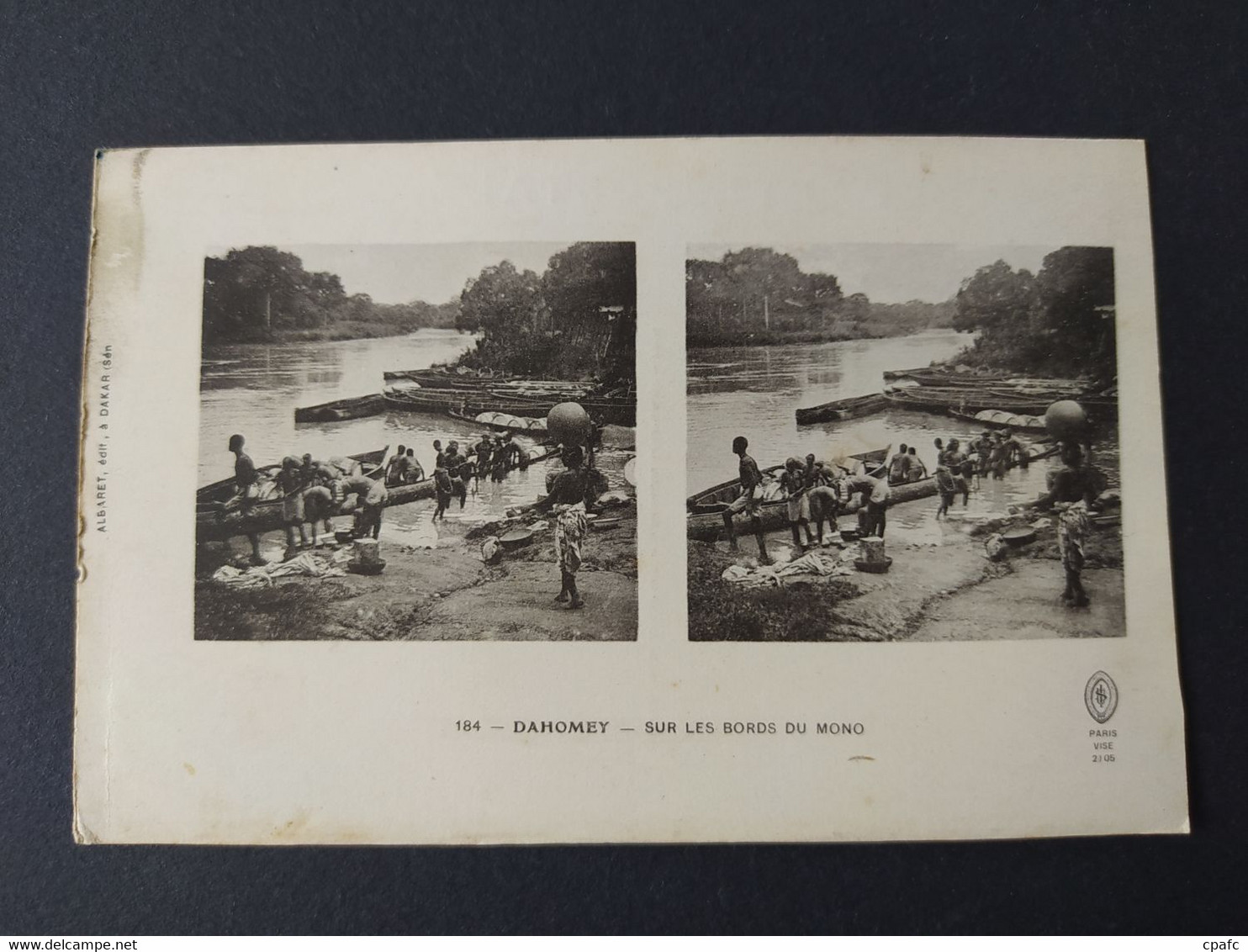 Dahomey - Sur Les Bords Du Mono / Carte Stéréoscopique - Dahomey