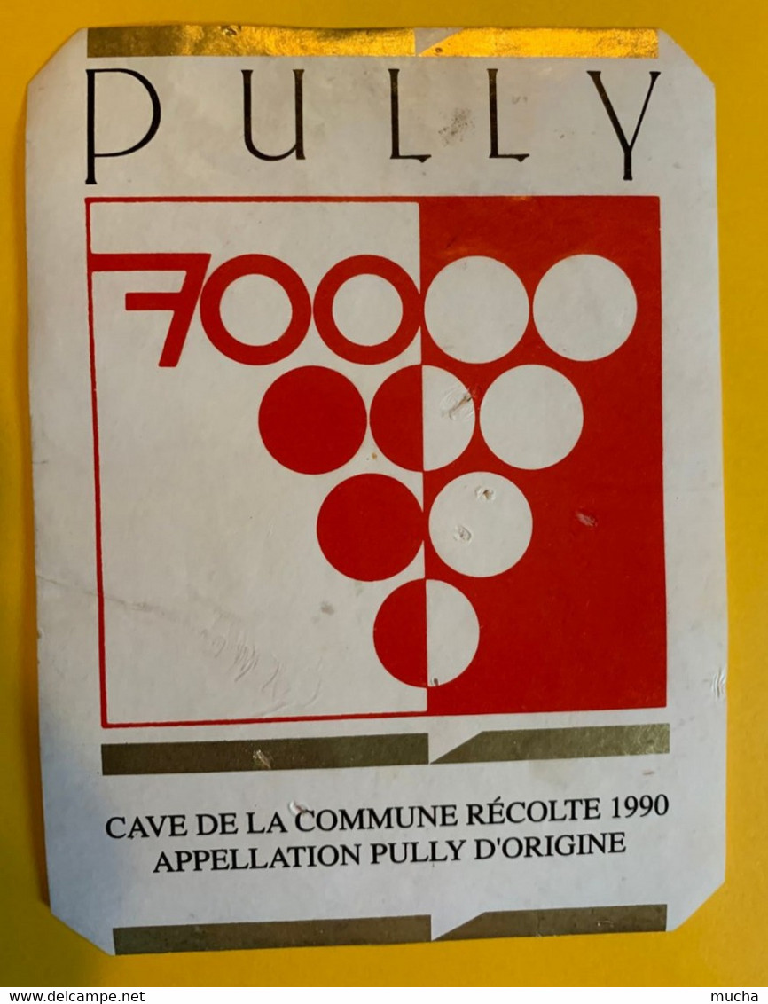 16678 - 700e De La Confédération Pully 1990 Cave De La Commune - 700ème De La Confédération Helvétique