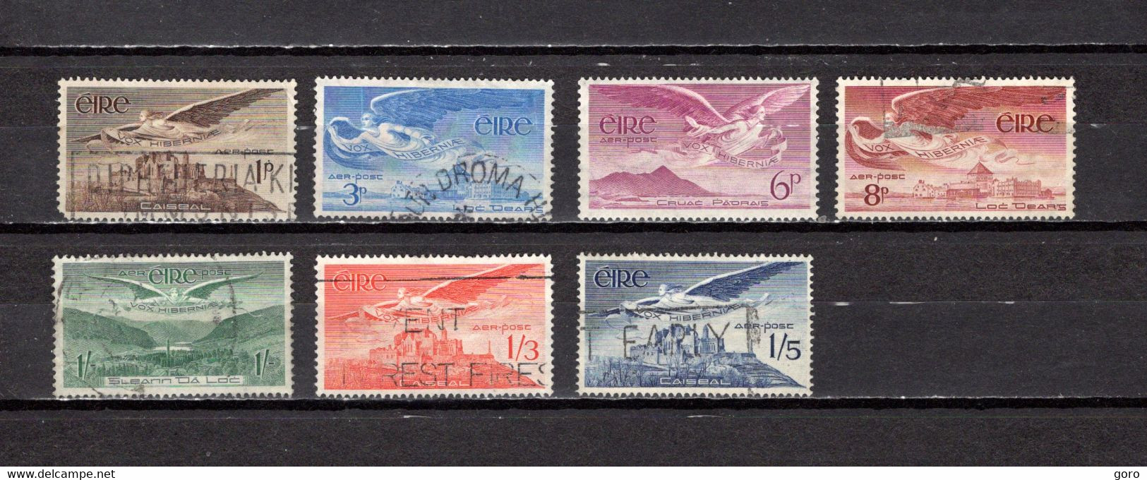 Irlanda  1948-65  .-   Y&T   Nº    1/7   Aéreos    (   1  Falta Punta  ) - Aéreo