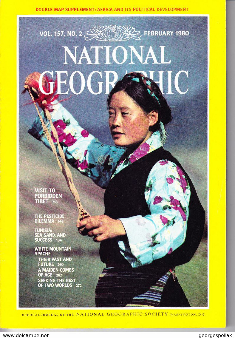 NATIONAL GEOGRAPHIC (English) February 1980 - Geographie