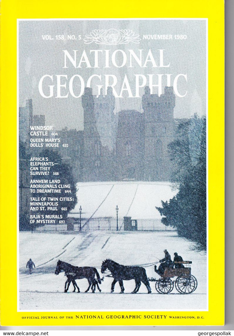 NATIONAL GEOGRAPHIC (English) November 1980 - Geografia