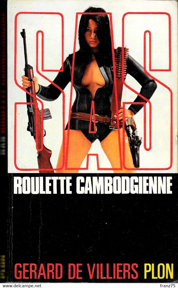 Roulette Cambodgienne--G. De Villiers-Plon 1974--BE - SAS