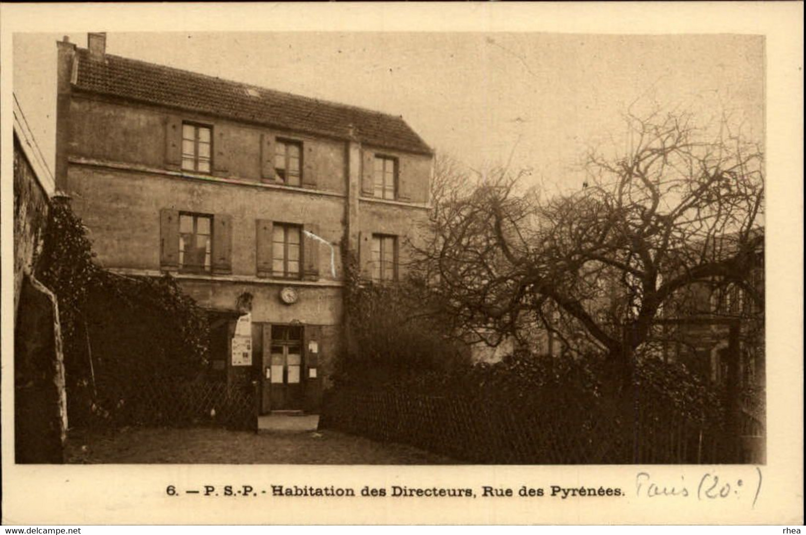 75 - PARIS - Arrondissement 20 - Patronage Saint-Pierre - Ménilmontant - Rue Des Pyrénées - Maison Des Directeurs - Enseignement, Ecoles Et Universités
