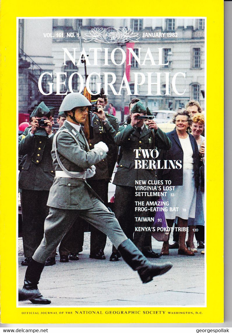 NATIONAL GEOGRAPHIC (English) January 1982 - Géographie