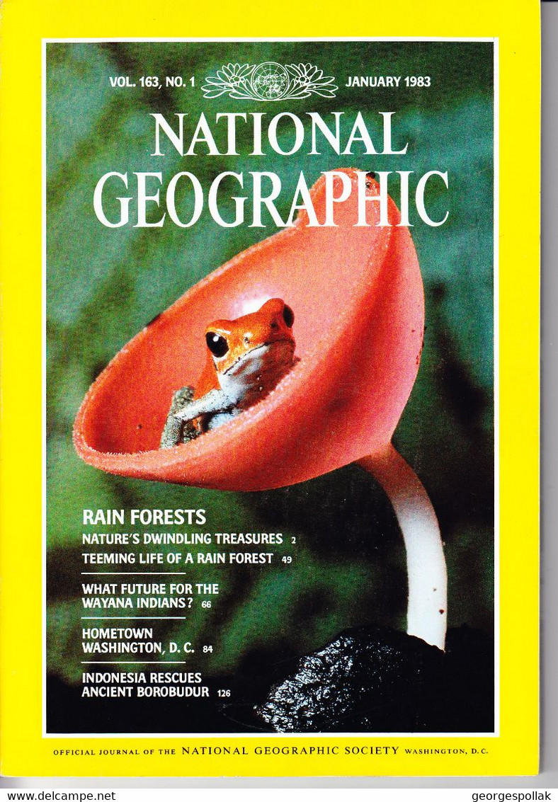 NATIONAL GEOGRAPHIC (English) January 1983 - Geographie