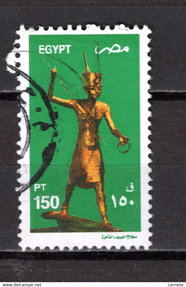 EGYPTE  N° 1734   OBLITERE  COTE 1.10€    STATUE  PHARAON - Used Stamps