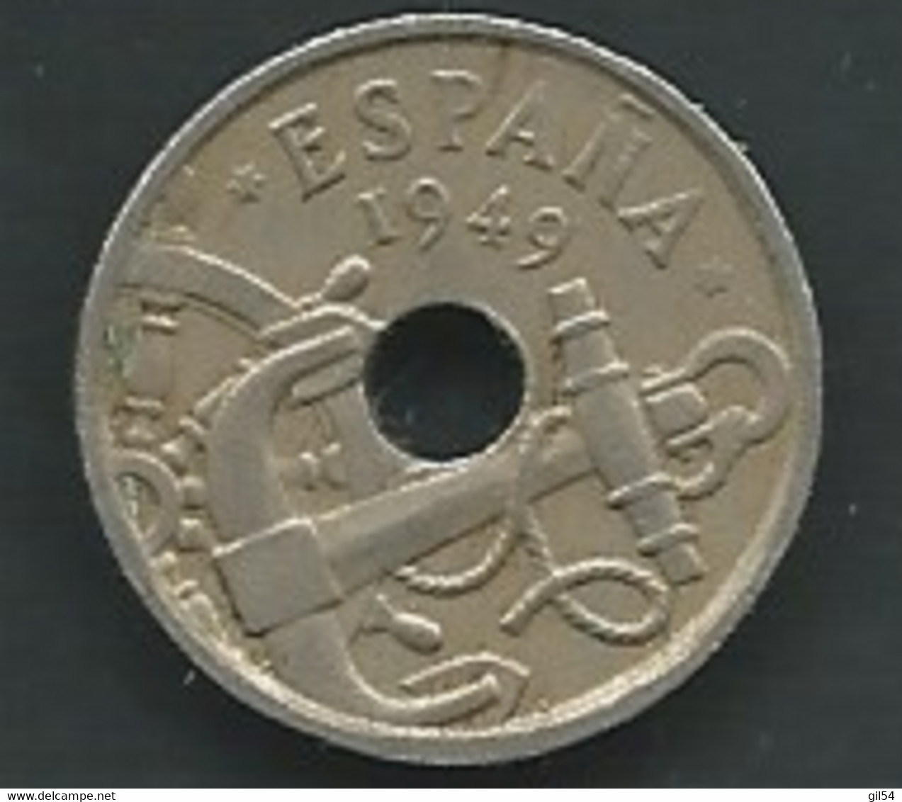 Espagne Spain 50 Centimos 1949 -  Pieb 24707 - 50 Centesimi