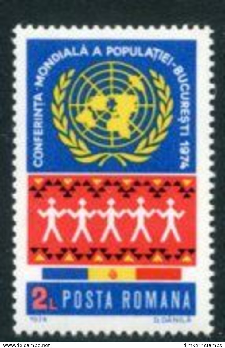 ROMANIA 1974 Census Congress MNH / **..  Michel  3218 - Neufs