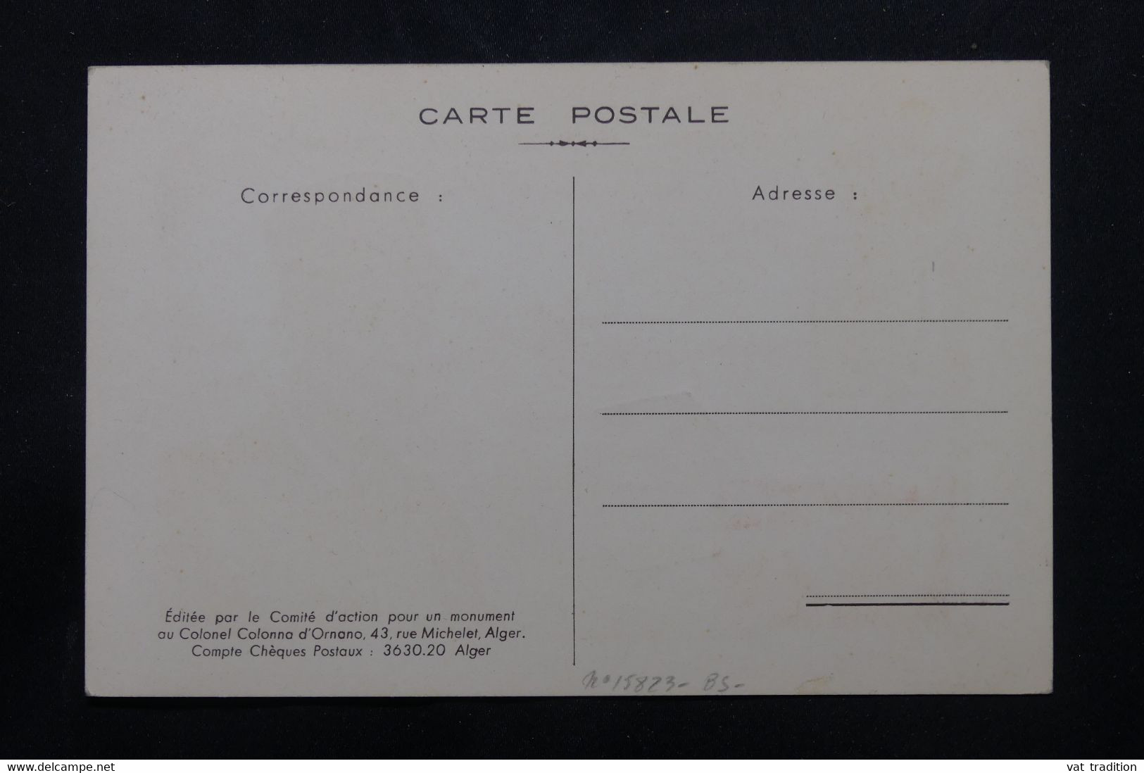 FEZZAN - Carte Maximum En 1950 - Colonel Colonna D'Ornano - L 75551 - Storia Postale