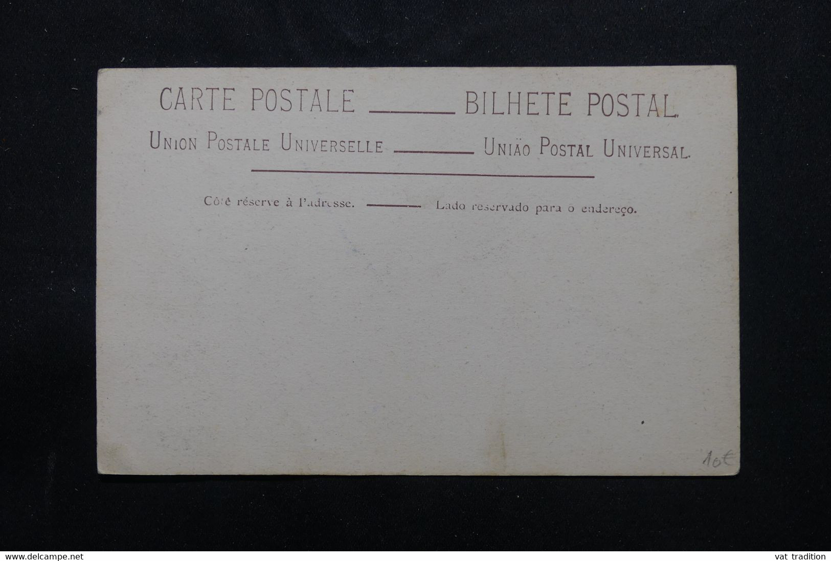 CONGO PORTUGAIS - Affranchissement Surchargé Sur Carte Postale - L 75562 - Portugees Congo
