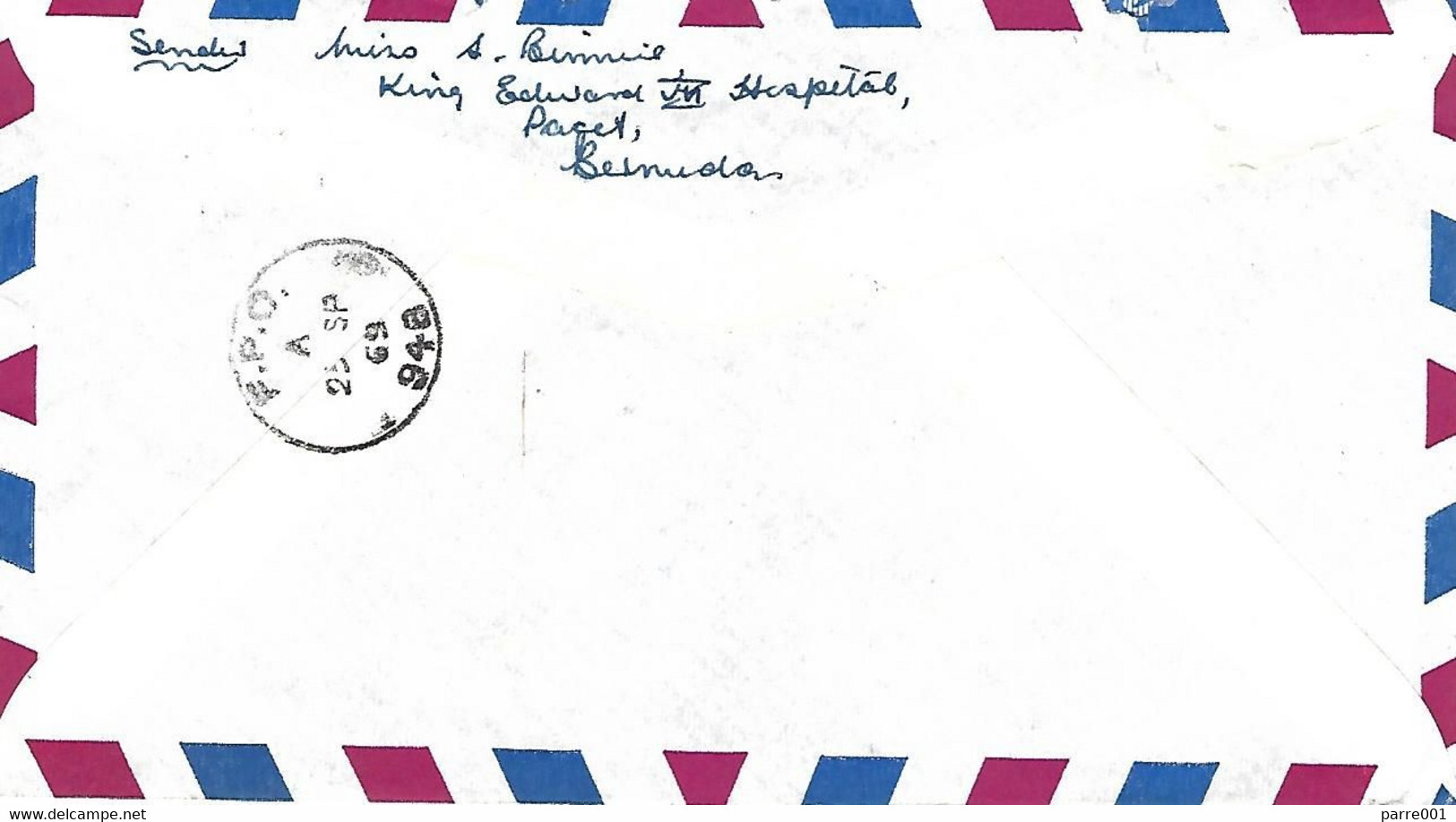 Bermuda 1974 FPO 948 BFPO1 Kowloon 40 Postal Courrier Communications Unit Royal Engineers Forces Official Cover - Covers & Documents