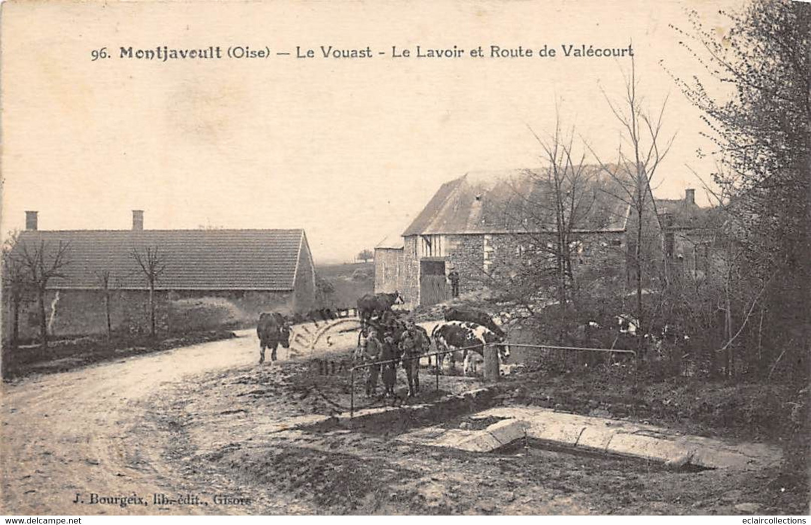 Montjavoux     60       Le Vouast- Le Lavoir            (voir Scan) - Montjavoult